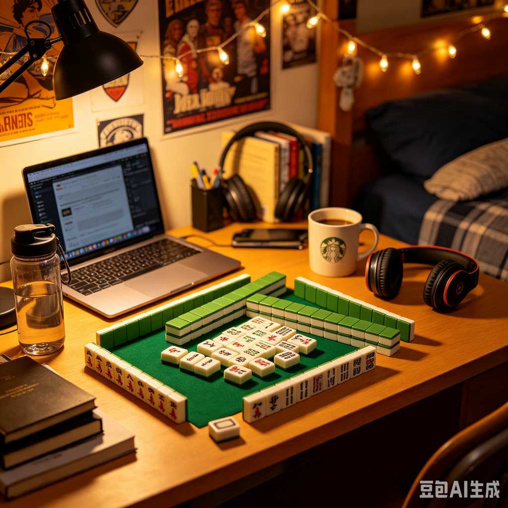 colorful mini mahjong tiles