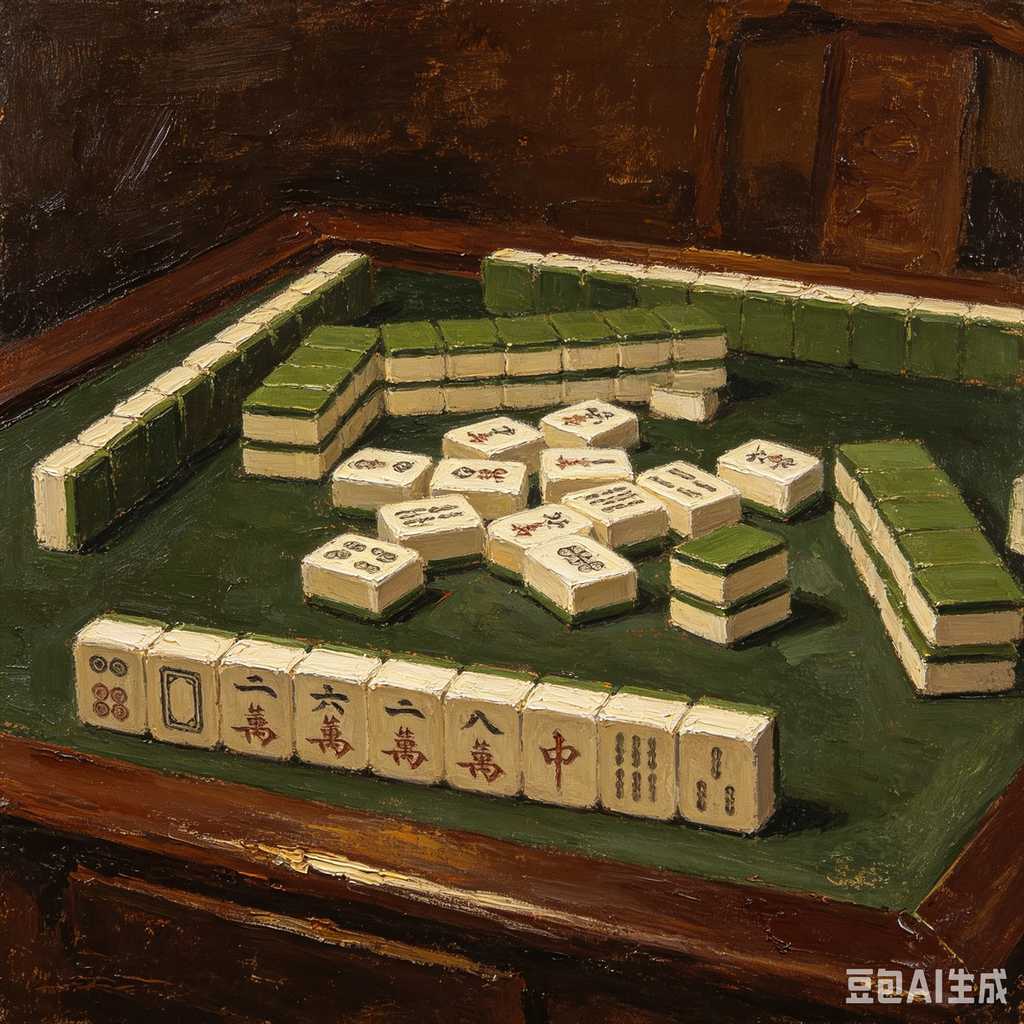 luggage portable mahjong tiles