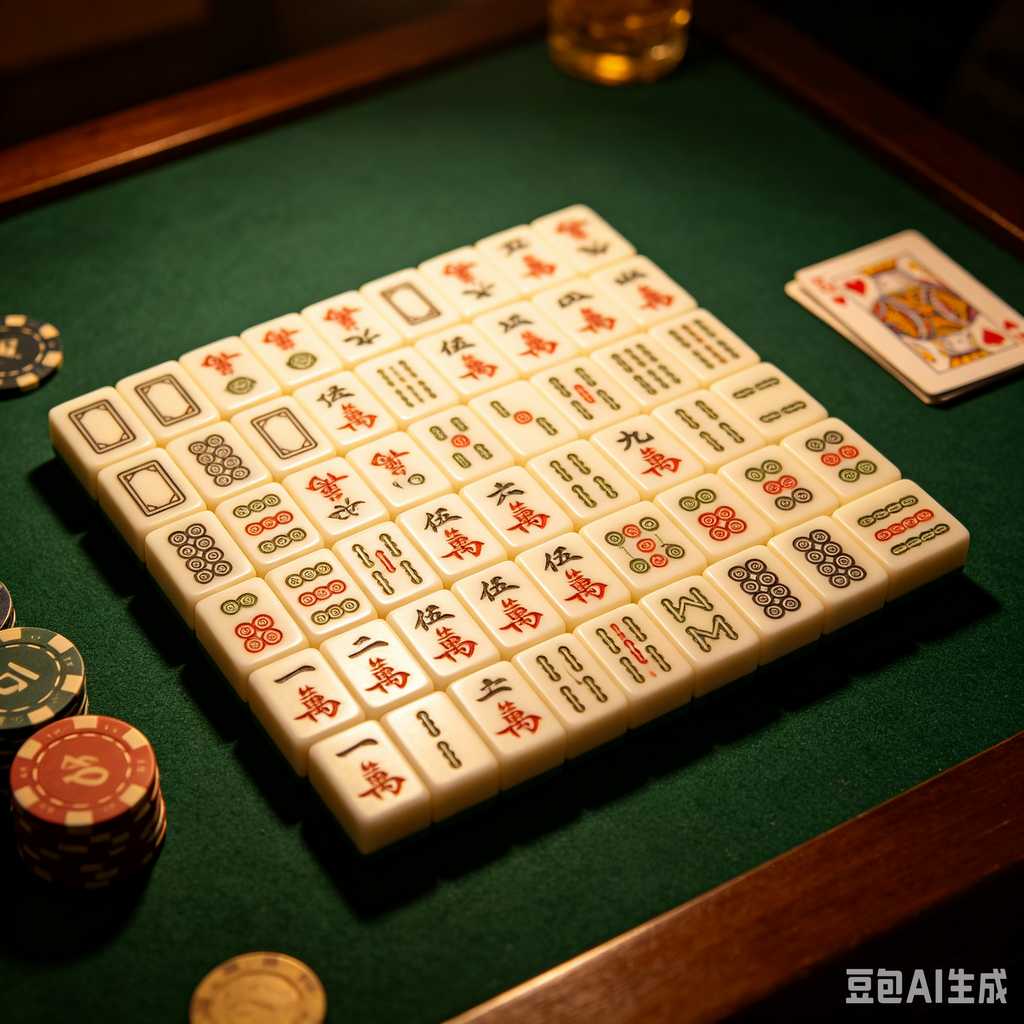 traditional color mahjong set