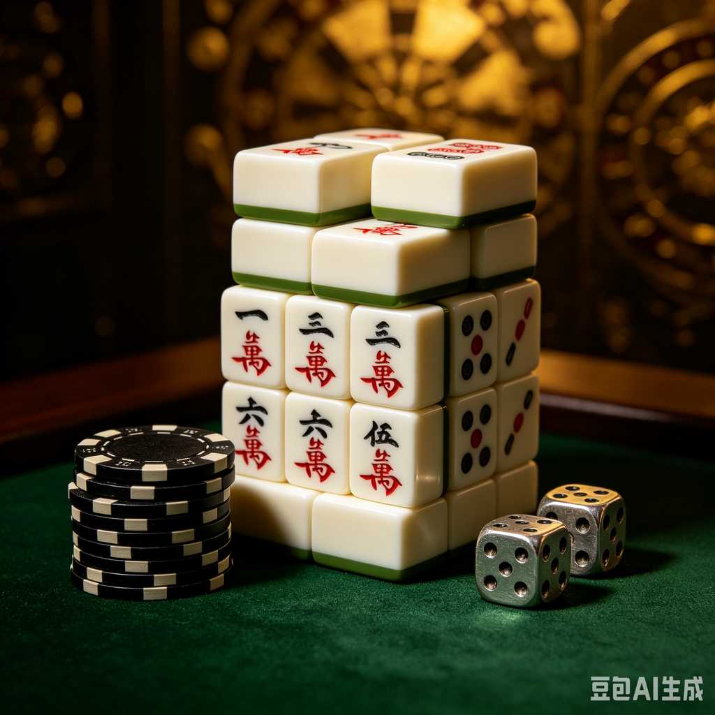 premium engraved mahjong set