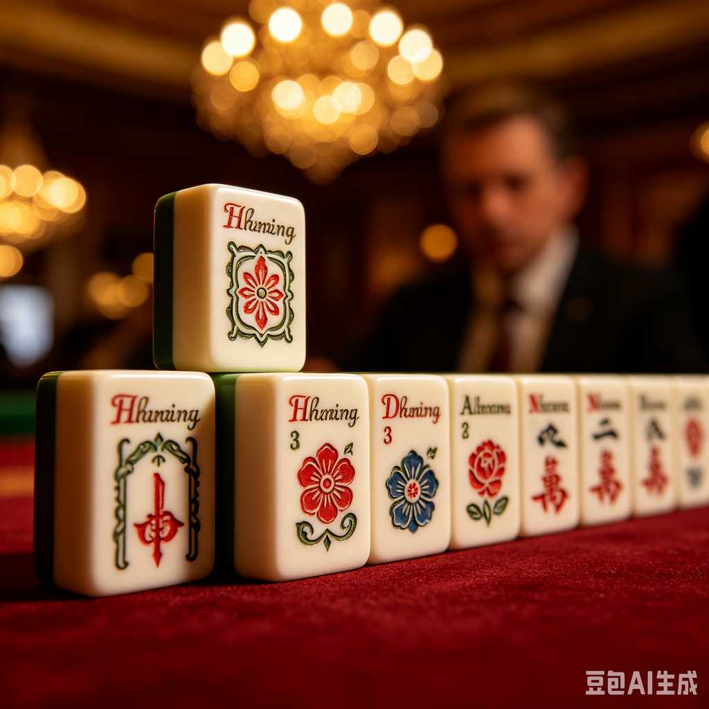 compact mahjong set with case